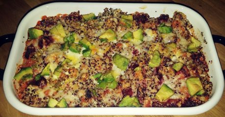 Quinoa-Gemüse-Auflauf