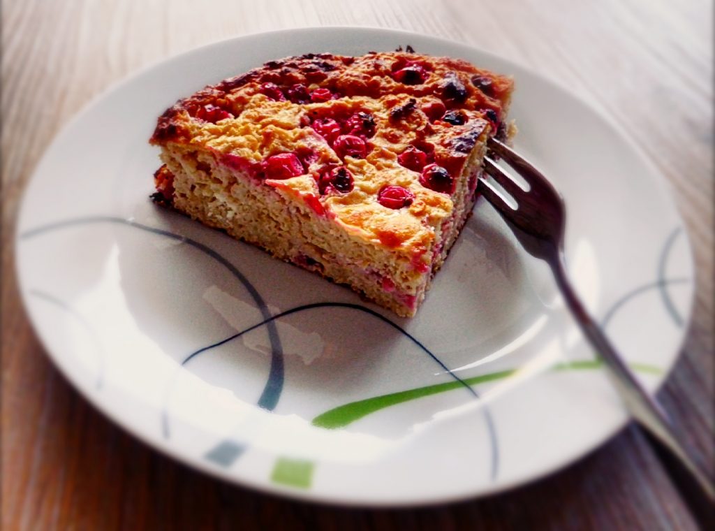 Zimt-Quark-Haferflocken-Kuchen | Sonnig mit ohne Wolken