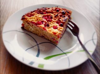 Zimt-Quark-Haferflocken-Kuchen