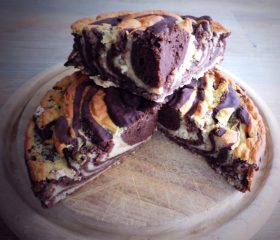 Zebra-Bohnen-Kuchen